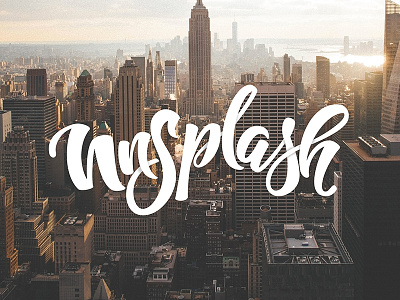 Unsplash bezier curves calligraphy hand lettering lettering photography script typography unsplash vector