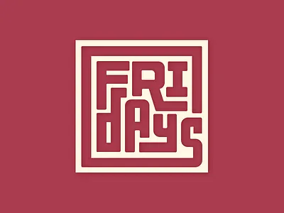 Fridays badge friday fridays logo square