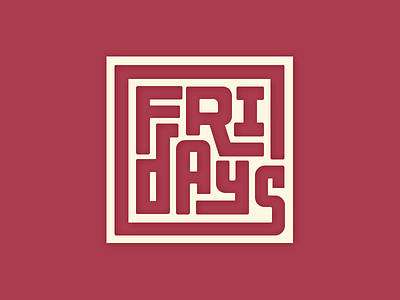 Fridays badge friday fridays logo square