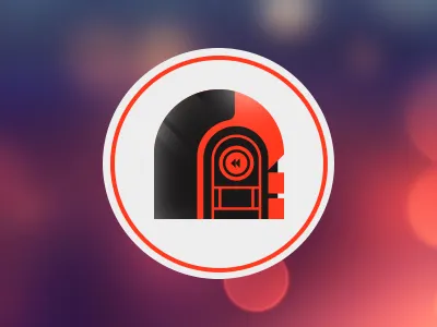 Hackathon Helmet back badge daft punk helmet