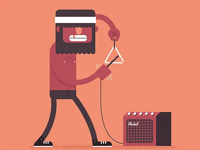 Very metal amp metal music power stance rockstar