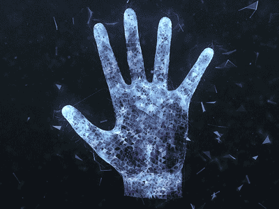 [Hand] after effects hand mograph plexus