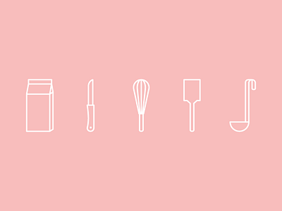 Kitchen icons icons illustration illustrator