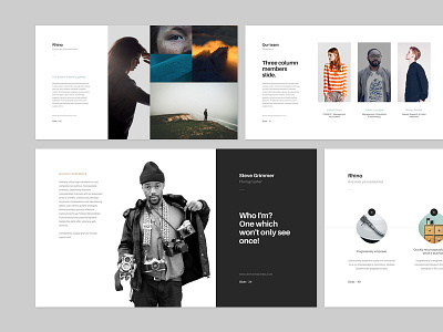 Rhino presentation brand keynote layout minimal presentation progressive slide ui web