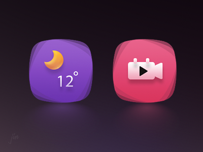 Weather & video 2014 android guideline huawei icon jin logo phone theme video visual weather