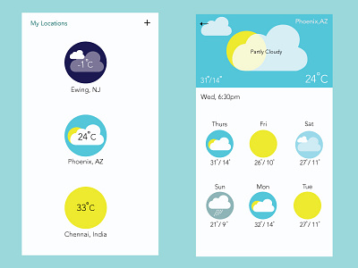 #DailyUI037 - Weather 037 dailyui daily ui weather