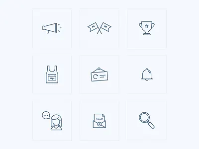 Empty states empty state hikuu icon illustration kuuhubbard line icon vector