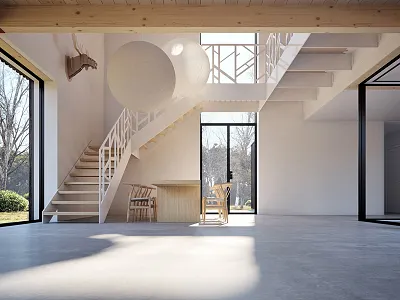 Black timber house pt.2 3d 3dmax arch viz photoshop v ray