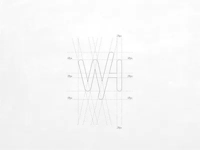 Webhosting Logo Process design flat hosting icon logo process progress sketch type web wip wireframe