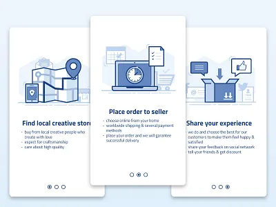 Creative Local Store customer feedback find interaction iphone list map online order search shop store