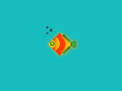 Fish Fun fish icon sea vector water