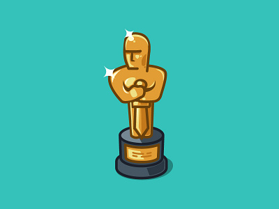 Oscar 2016 academy awards film illustration oscar oscars vector