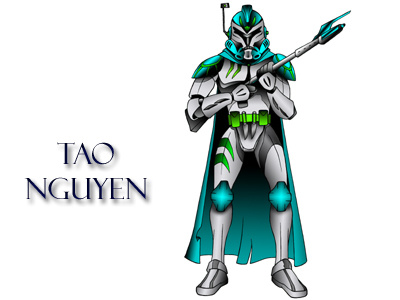 Tao Nguyen's Storm Trooper Colored Drawing 1 animation cartoon characterdesign clonewars conceptart disney fanart illustration sketchdrawing starwars stormtrooper taonguyen