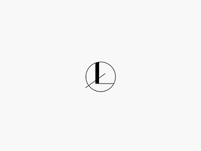 L monogram typography