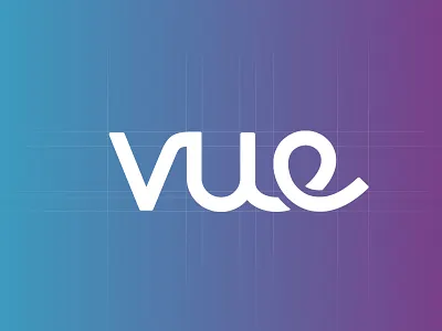 Vue Identity brand logo logotype simple wordmark