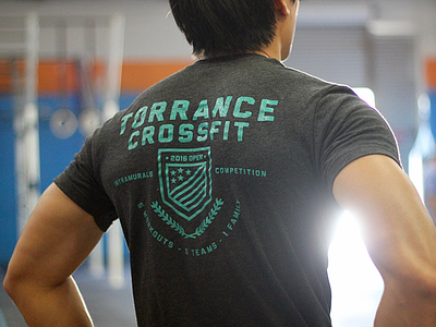 Torrance Crossfit 2016 Open Shirt badge crest crossfit shirt t shirt tshirt