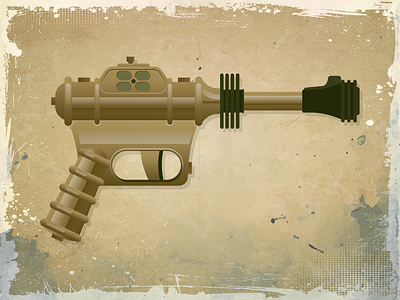 Raygun foo fighters illustrator raygun texture vector