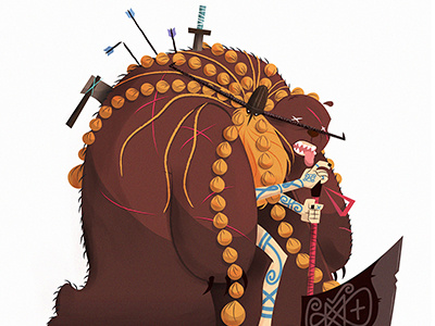 Viking character character design viking