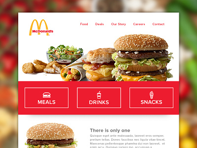 Food & Drink daily ui drink food mcdonalds menu yum