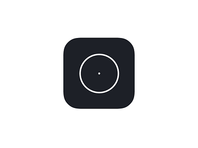 Minimal Stopwatch iOS App Icon app app icon icon illustrator ios icon live minimal simple stopwatch