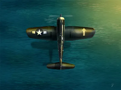 F4U Corsair dogfight f4u corsair fighter game game assets plane war wwii