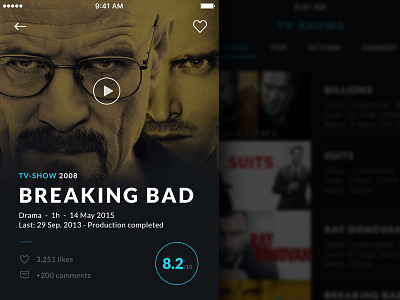 Movie & TV App breaking bad ios iphone movie player show tv