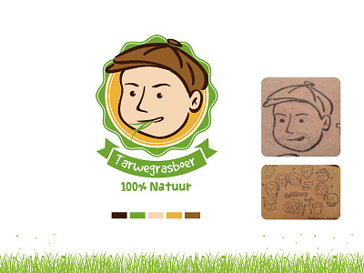 TarweGras: Meest ecologische en complete superfood! logo mascot