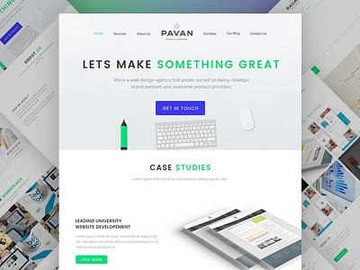Multipage Web Agency Template about us agency clean contact corporate minimal modern multipurpose portfolio psd services