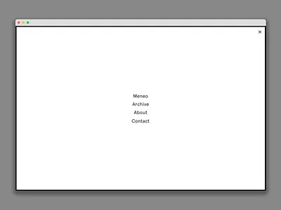 we did it! bw meneo menu website