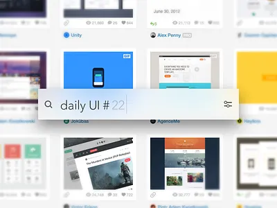 #022 Search daily ui design