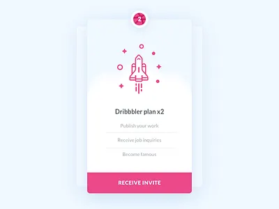 Dribbble invite x2 dribbble icon invite plan plans selection ui user interface ux