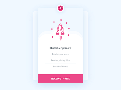 Dribbble invite x2 dribbble icon invite plan plans selection ui user interface ux