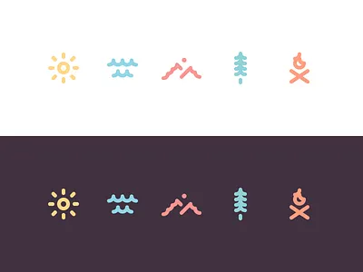 Outdoors Icons 829 adventure creative dan fleming design icon set outdoors
