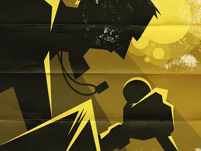Singer illustration illustrator light music rock rock n roll shadow singer vector yellow