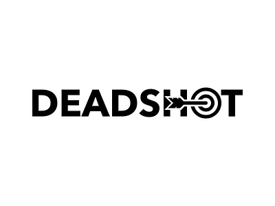 Deadshot Logo V1 arrow logo mark target