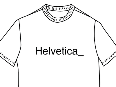 Helvetica T-shirt helvetica t shirt design