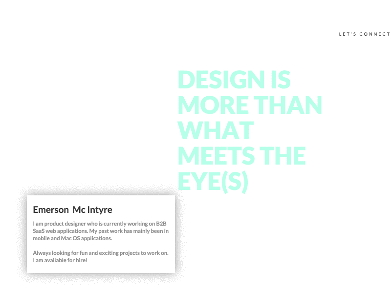 New Portfolio design extensions gif ios mac portfolio web