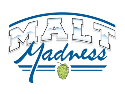 Malt Madness alternate logo art design icon illustration logo vector