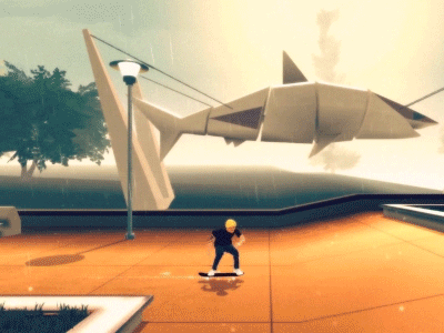 Nollie bigspin heel android game gif ios iphone shark skateboard
