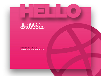 Debut Shot debut dribbble first shot thanks