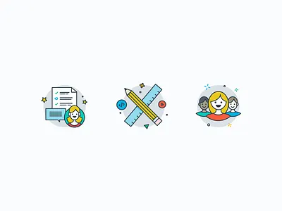 Nanodegree Icon Set 1 icon illustration learning udacity