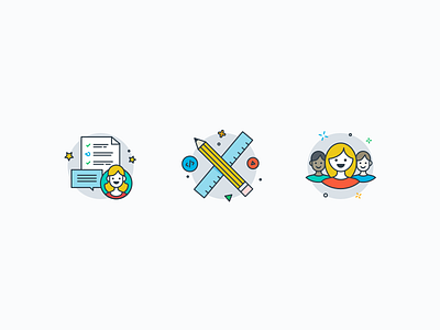 Nanodegree Icon Set 1 icon illustration learning udacity