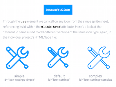 SVG Icon System icons sprite style guide svg