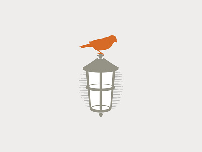 Gaslight bird gaslight icon lantern light