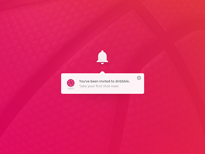 Hello Dribbble! app experience inbox interaction interface notification ui uiux user ux web website