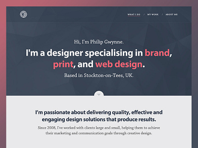 Portfolio Redesign branding portfolio web design web development