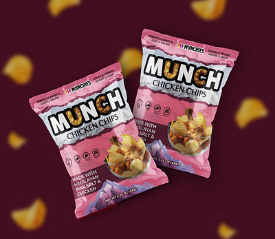 Chicken Chips Pouch Packaging Design 3d animation branding chips chips packaging chips packaging design design graphic design illustration label design logo motion graphics packaging design pouch pouch packaging product label design supplement label supplement label design ui