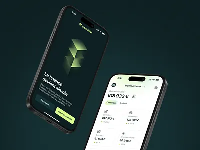 💰 Treeview – Take Control of Your Finances! android app application banking branding crypto finance gradient graphic design green illustration ios minimalist mobile real estate stock market ui ux
