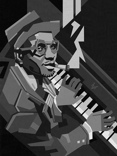 Jazz Series illustration photoshop stylized