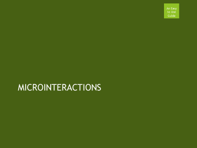Microinteractions | An Easy to use Guide design guide interaction design microinteractions ux design guide